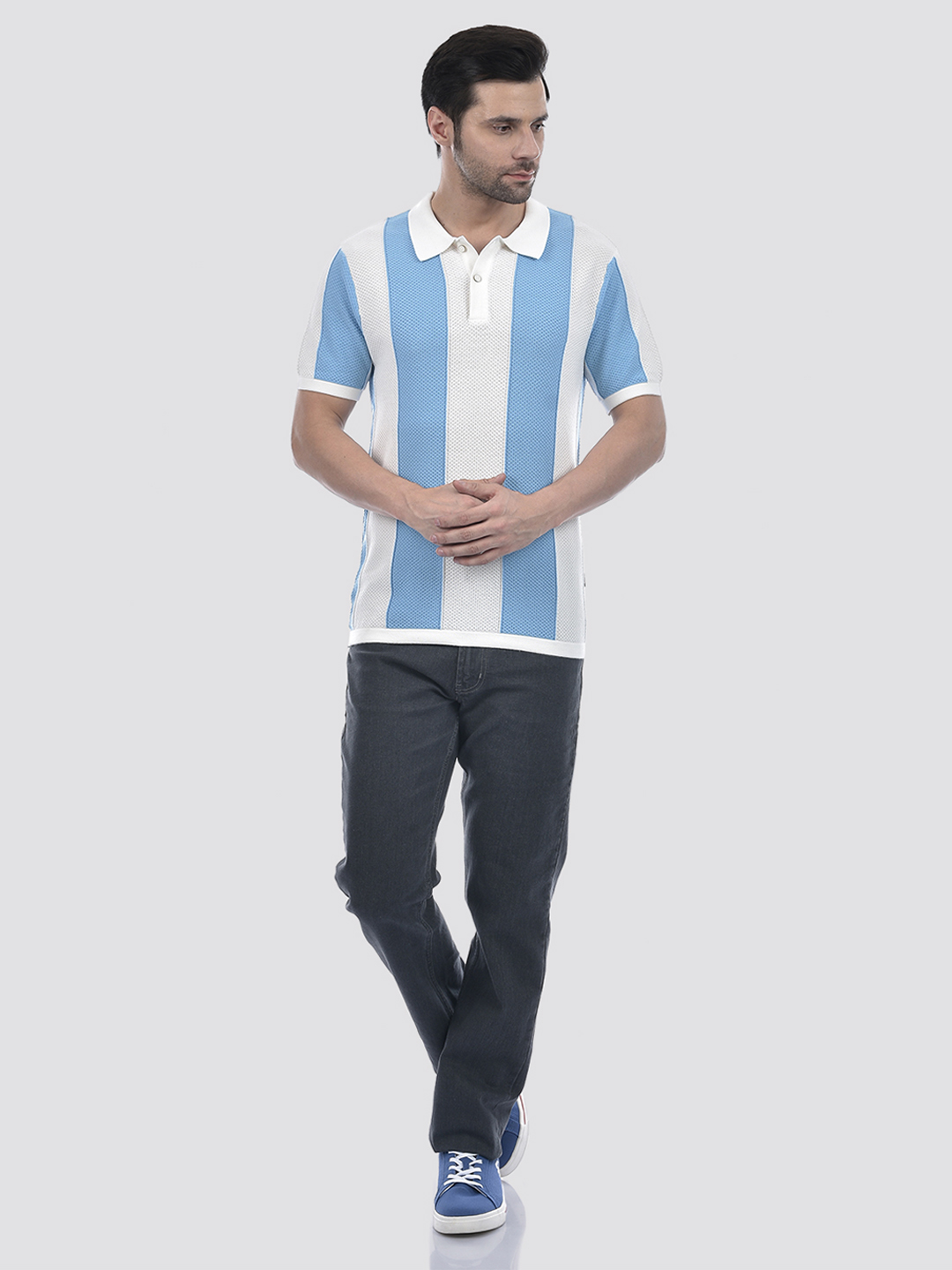 Numero Uno Men Striped Multicolor T-Shirt